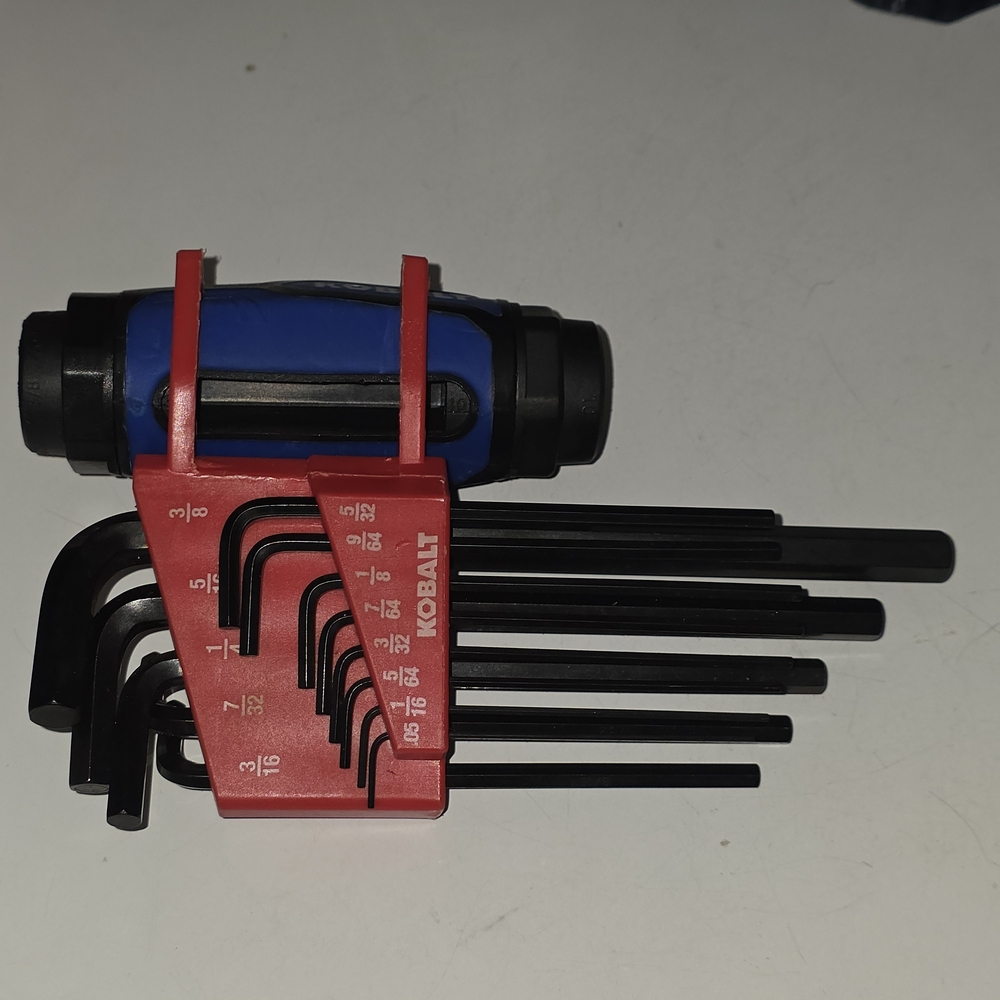 14 Pc Kobalt L-Shaped Hex Key Set